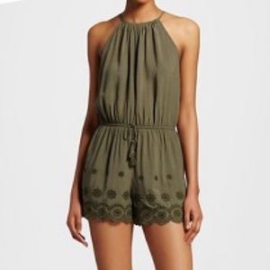 Olive Green Romper